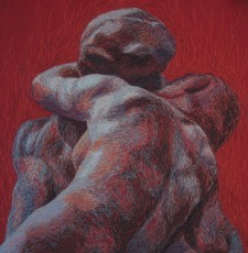 Kiss - Passion, 2010, 73 x 73 cm, myyty